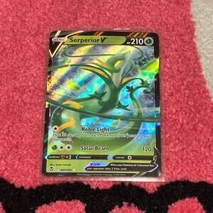 Serperior V #7 – Pokémon Silver Tempest [Holo] – As Pictured